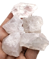 Handful of Clear Quartz Stones