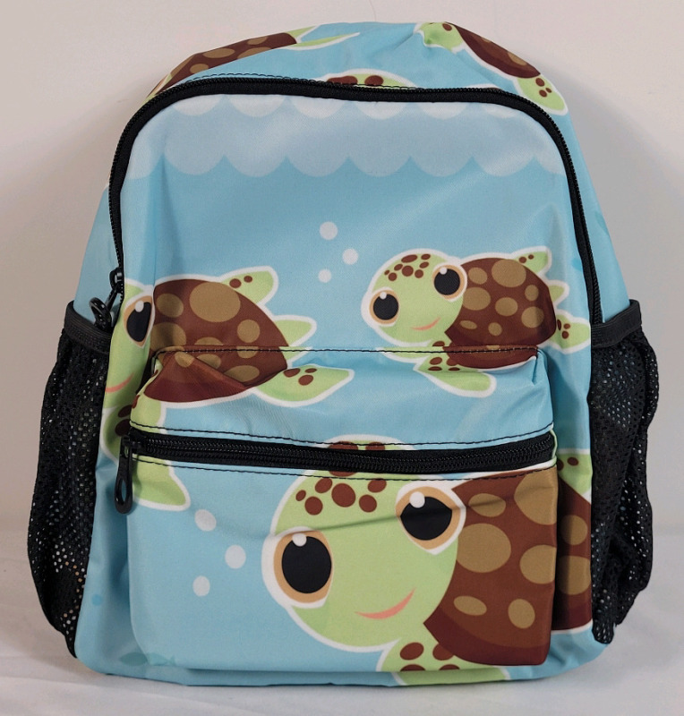 New - Children's TURTLE Baxkpack . Measures 11"&times;12"&times;3"