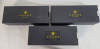 New - Three (3) CROSS Bailey Ball-Point Pens , Medalist Chrome w/Gold Trim - 3