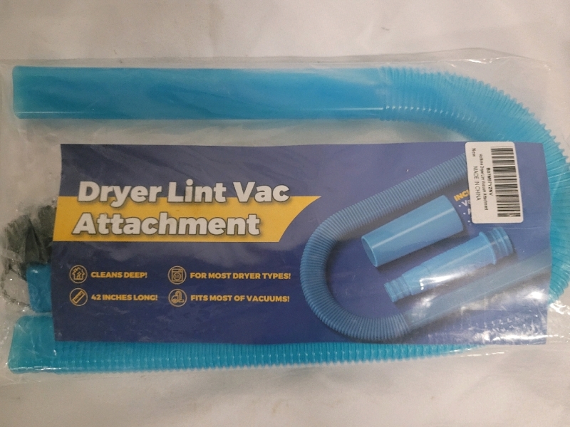 Dryer Lint Vac Attachments Set - New