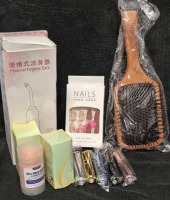 New Self Care Products - Press on Nails, Hairbrush, Perfume Travel Spray Bottles ++