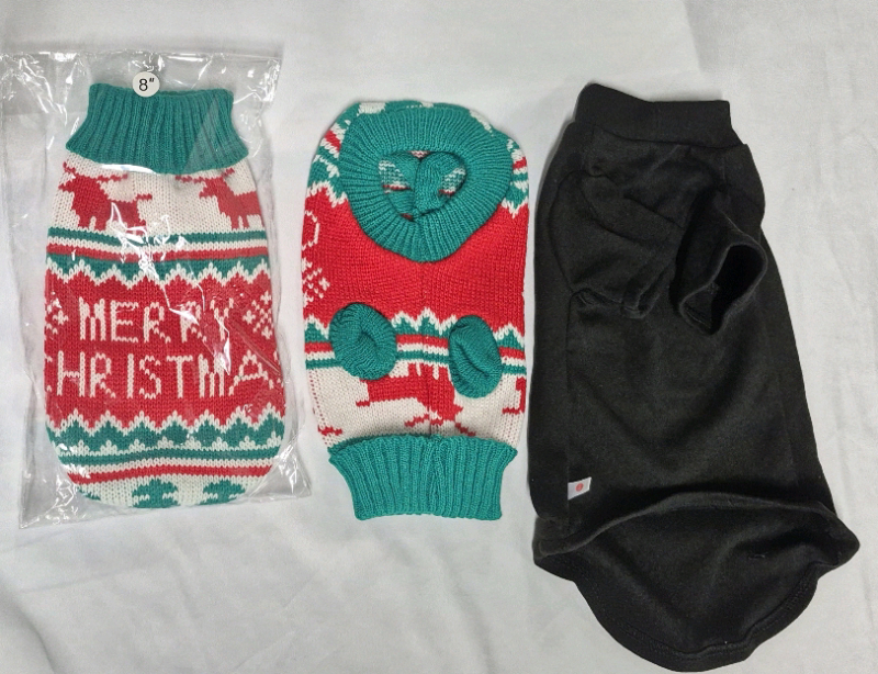 3 New Little Dog Sweaters