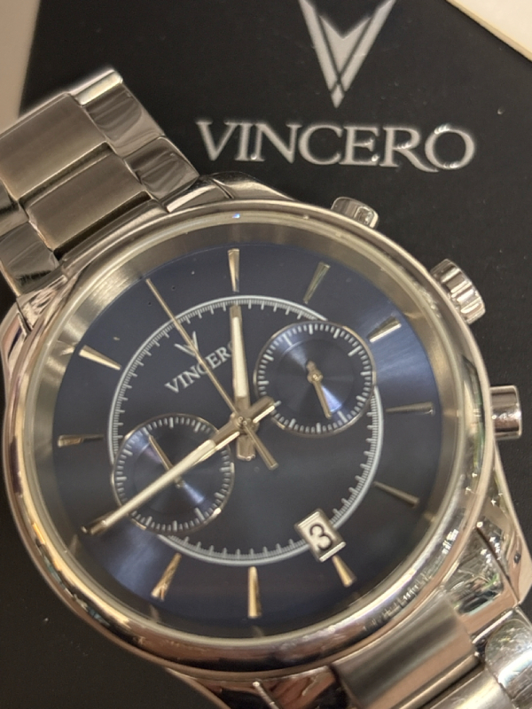 VINCERO Bellwether Watch Original Box & Band Extra Link Manual