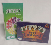 New | 2 Card Games | Skyjo & Five Crowns Rummy-Style Card Game