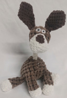 New | Squeaking Dog Toy w/ Rope Neck | Measures 12" Tall