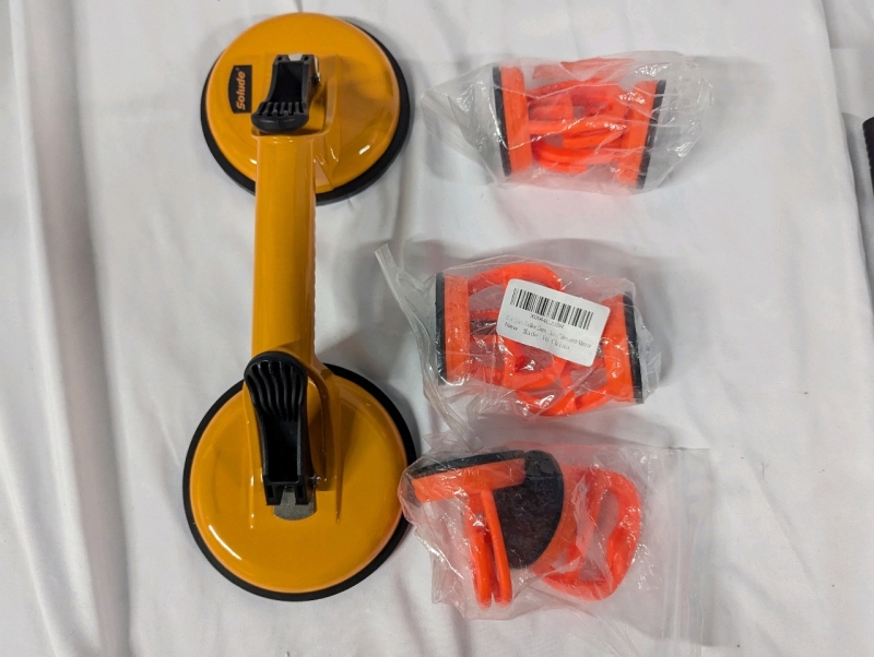 New tool lot. SOLUDE Pack Glass Suction Cup & 6 Car Dent Puller.