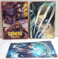 3 New Pop Culture Metal Signs - 12"x8"