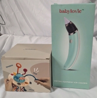 New Babylovie Nasal Aspirator & Xinwem Funny Puller Montessori Toy.