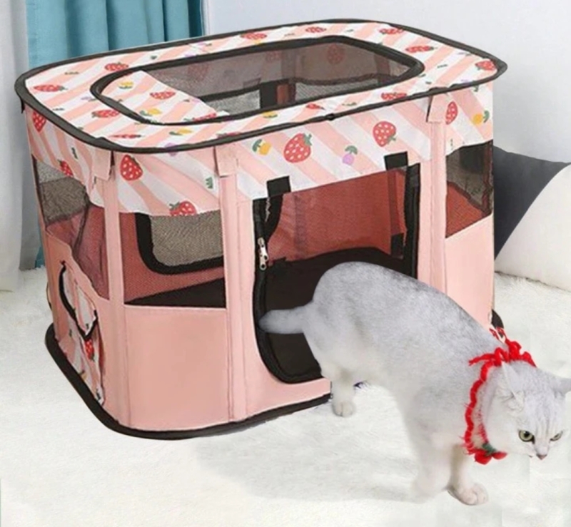 New XL Collapsible Pet Playpen. Stands 43" by 33" by 24"