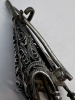 Victorian Sterling Parasol Bar Brooch - 2