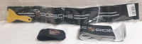 New Porsche Themed Car Accessories, Including A Crest Keychain & 2 Porsche Sticky Decals