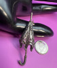 Victorian Sterling Parasol Bar Brooch - 5