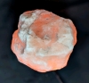 Great Working Pink Himalayan Salt Lamp on Wood Base with Light Switch &bull; 8.25" Tall - 3