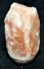 Great Working Pink Himalayan Salt Lamp on Wood Base with Light Switch &bull; 8.25" Tall - 4