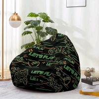 New XL Gamer Bean Bag Chair Cover - NO FILLER