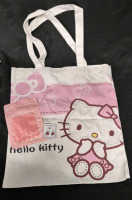 New HELLO KITTY Bag & Stickers & Earrings