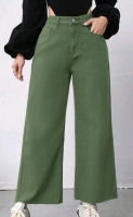 New sz 14 Women's Wide Leg Jeans - Green