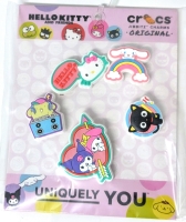 New CROCS x Hello Kitty & Friends Original Jibbitz Charms 5-Pack | Up to 1.5" Long