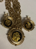 Ancient Grecian Roman Cameo Style Choker Necklace & Earrings