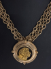 Ancient Grecian Roman Cameo Style Choker Necklace & Earrings - 6