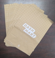 New: DashMart Large Paper Bags - 250 Bags - 17" Tall x 12" Wide x 7" Deep