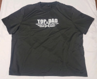 New - 6XL Manfinity TOP DAD 100% Polyester Breathable Shirt