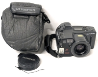 Vintage Olympus Infinity Superzoom 300 Film Camera &bull; Zoom 38-105mm &bull; with Case & Lens Cap