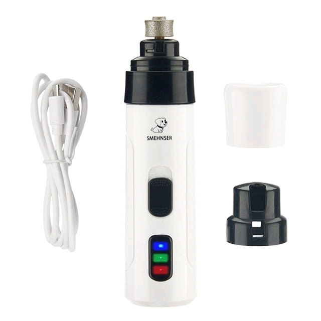 New Electric Pet Nail Grinder Quiet for Small Large Cats Dogs Breed