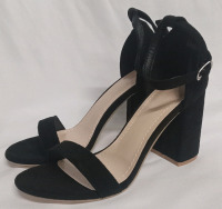 New | Women's Size 5 | Black Open Toed 3" Heels