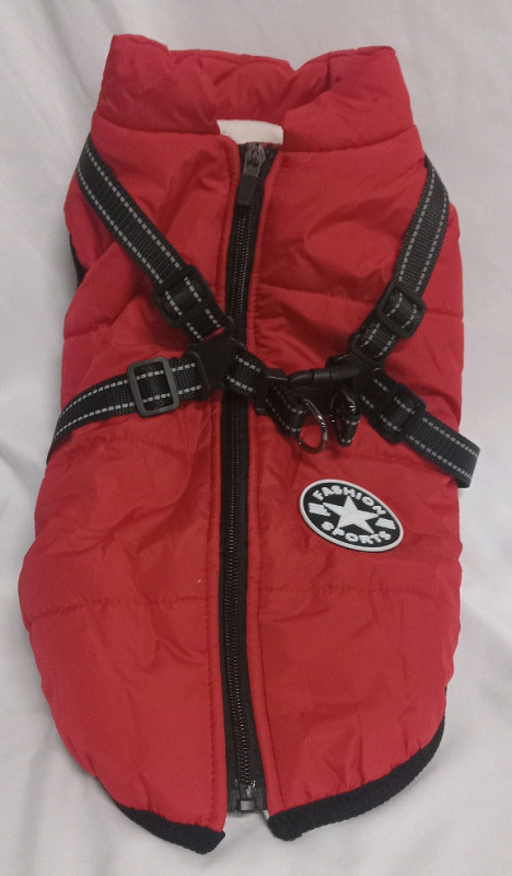 New | Small Dog Poochbark Coat w/ Harness