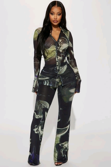 New Woman's Medium Fashinova Gisella Pant Set. $66