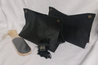New | Women's Health & Beauty Black Themed | Comes w/ 2 Makeup Bags, Foot Scrub & Bat Hair Clip