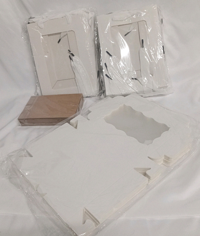 New | 4 Bundles/Over 50+ | Card Stock Boxes and Bags