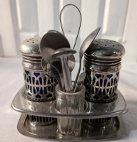 Salt and Pepper Shaker Set with Serving Utensils