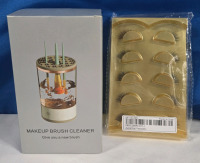 New | Womens Cosmetics Lot | Includes Electric Makeup Brush Cleaner & Eye Lash Extensions