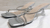 New Pair of Womens High Heel Sandals, Size 8.5