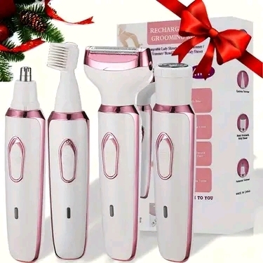 New: 4 in 1 Women's Rechargeable Grooming Kit