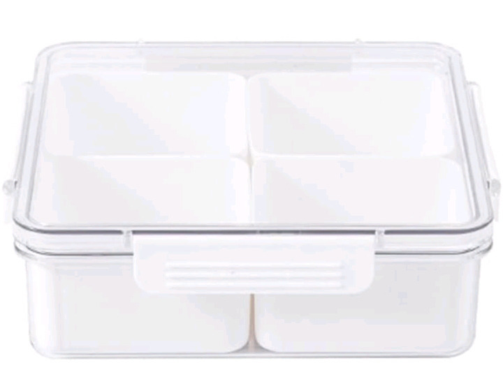 New | Storage Divided Serving Dish with Lid * Retails $50 *