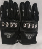 New | Size Large | Motorcycle Riding Gear Gloves | Black