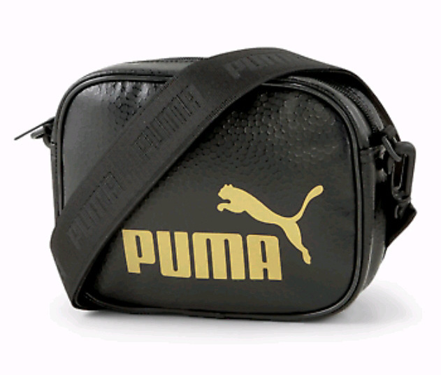 New | Women's Puma Cross Body Bag | Black/Gold