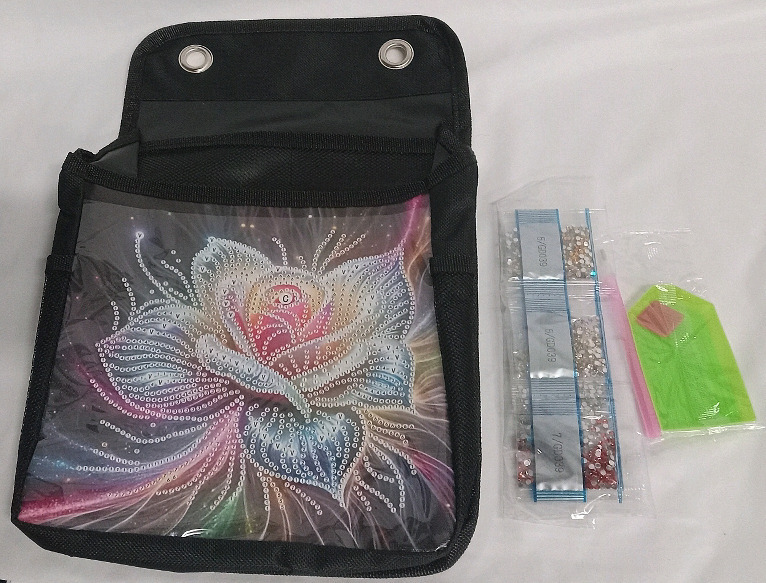 New | Dimond Art Do it Yourself Flower Bag