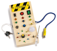 New | Montessori busy board designed for toddlers | Beginner Electrician Learning Tool