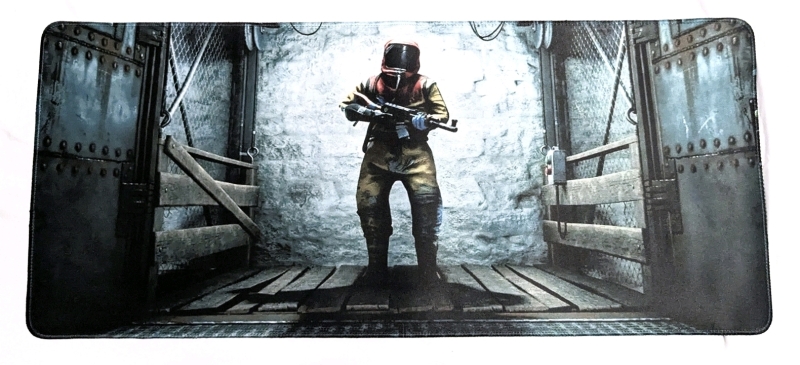 New Rust Video Game-Themed Large Desk/Mouse Mat with Non-Slio Backing 27" x 11.75"