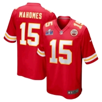 New - Sz. XXL NFL Football Kansas City Chiefs #15 Patrick Mahomes (red) Super Bowl LVIII Jersey