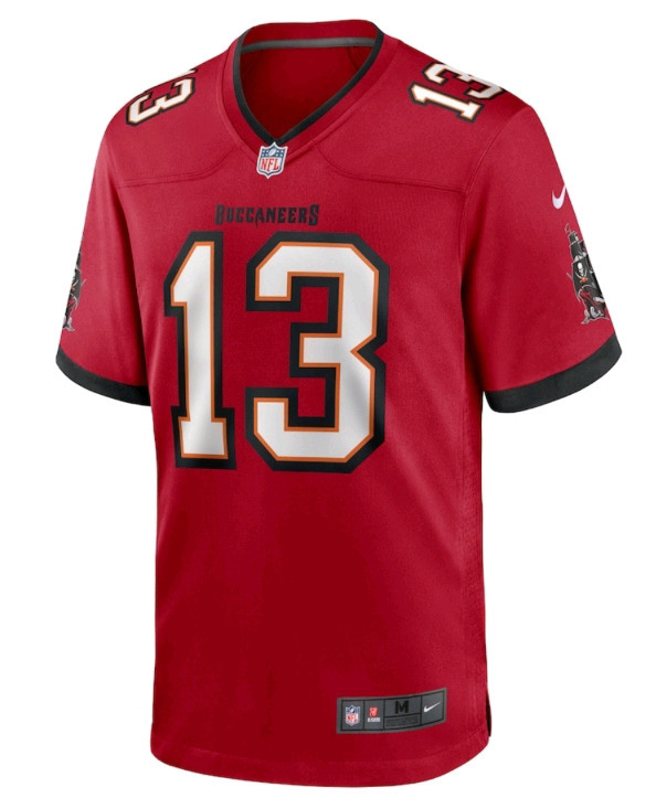 New - Sz. Medium NFL Football Tampa Bay Buccaneers #13 Mike Evans (red) Jersey