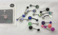 16 Body Piercings - Navel +
