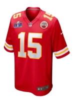 New - Sz. Medium NFL Football Kansas City Chiefs #15 Patrick Mahomes (red) Super Bowl LVIII Jersey