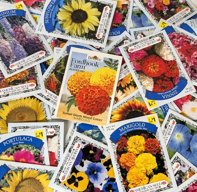 50 New Packs of Assorted Flower/Ornamental Plant Seeds | Sell By 12/2024, Good to Plant This Year