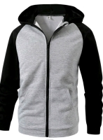 New sz Medium Adult Colourblock Full Zip Hoodie