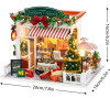 New - Christmas Minature 3D Wooden House Kit for Adults -DIY Christmas Candy House Kit . Some Assembly Required - 3